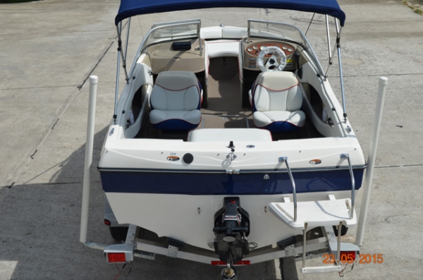 Bayliner 195br 2003 3.0L w/aluminium trailer, bimini.