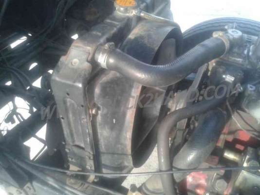 รถบรรทุก 6 ล้อ HINO KM779  4 สูบ 117 แรงม้า กระบะคาร์โก้รั้วเหล็ก ปีจดทะเบียน 2534