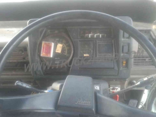 รถบรรทุก 6 ล้อ HINO KM779  4 สูบ 117 แรงม้า กระบะคาร์โก้รั้วเหล็ก ปีจดทะเบียน 2534