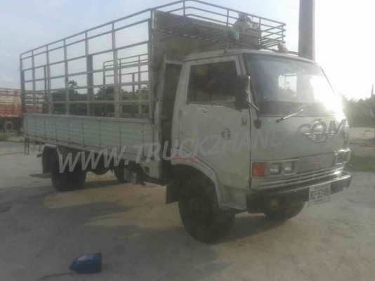 รถบรรทุก 6 ล้อ HINO KM779  4 สูบ 117 แรงม้า กระบะคาร์โก้รั้วเหล็ก ปีจดทะเบียน 2534