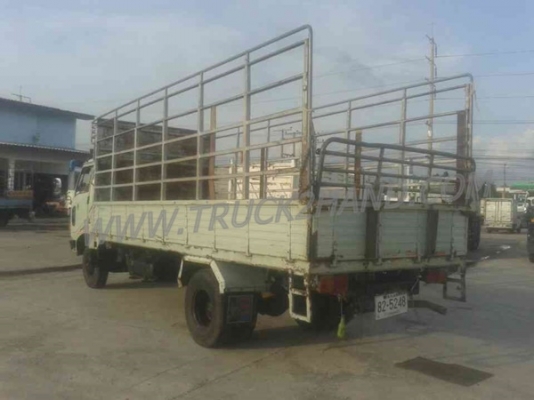 รถบรรทุก 6 ล้อ HINO KM779  4 สูบ 117 แรงม้า กระบะคาร์โก้รั้วเหล็ก ปีจดทะเบียน 2534