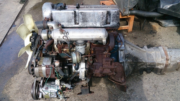 ขายเครื่องยนต์ดีเซลเทอร์โบนิสสัน Ld20 พร้อมเกียร์