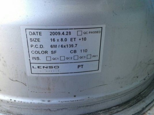 ล้อพร้อมยาง BF 265/75/16 ปี 12 สวยๆเลยครับ