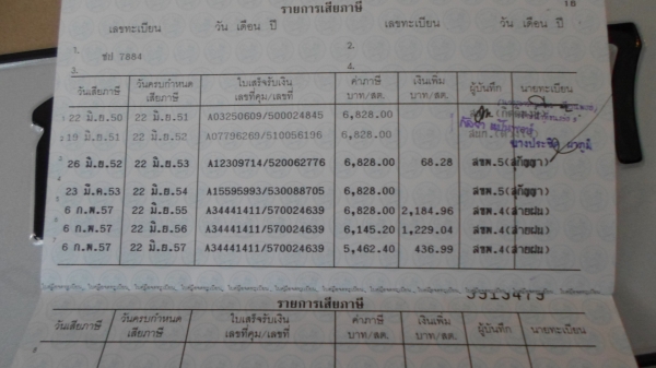 ขายเล่มทะเบียนพร้อมชุดโอนฟอร์จูนเนอร์ ปี07