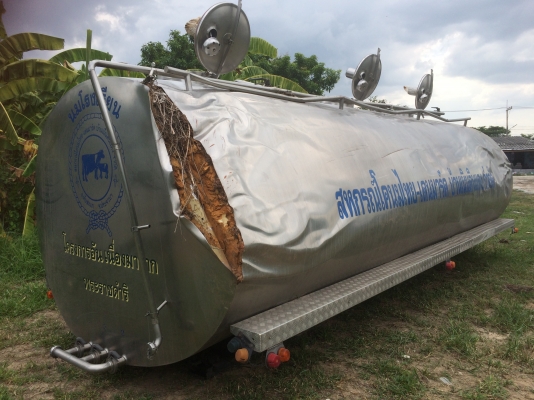 ขายแท็งสแตนเลส มือสอง ฉีดโฟม 2ชั้น