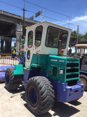 มาแล้วรถตักยอดนิยม komatsu 507