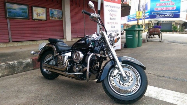 ขายคับ YAMAHA DRAGSTAR CLASSIC 400cc..ปี2002 อินวอยส์ สรรพสามิตรคับ สภาพเดิมๆ สวยๆ ท่อแต่ง สปอตไลท์ เครื่องแน่นมากคับ ราคา 87500 บาท สนใจติดต่อ 081-0578282 คับ ส่งได้ทั่วไทยคับ สนใจติดต่อ 081-0578282 FACEBOOK POP BIGBIKE SAKONNAKHON ไอดีไลน์ POPBIGBIKESAK