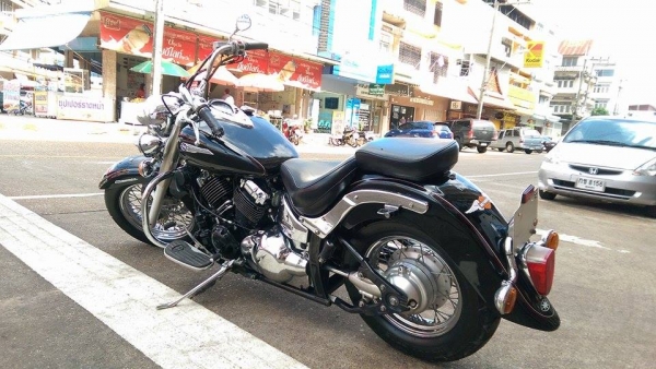 ขายคับ YAMAHA DRAGSTAR CLASSIC 400cc..ปี2002 อินวอยส์ สรรพสามิตรคับ สภาพเดิมๆ สวยๆ ท่อแต่ง สปอตไลท์ เครื่องแน่นมากคับ ราคา 87500 บาท สนใจติดต่อ 081-0578282 คับ ส่งได้ทั่วไทยคับ สนใจติดต่อ 081-0578282 FACEBOOK POP BIGBIKE SAKONNAKHON ไอดีไลน์ POPBIGBIKESAK
