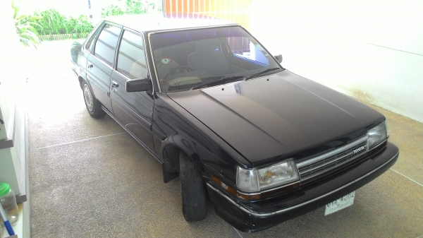 ขาย!!! Toyota Corona 1.8(ตู้เย็น) ทะเบียนโอนภาษีไม่ขาด เครื่องดี แอร์เย็น วิทยุเทปเดิมๆ ช่วงล่างแน่น รถไม่เคยดมแก๊ส ราคา37,000(ต่อรองได้) รถอยู่นนทบุรี 0995273611 ชาวี