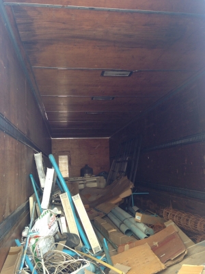 ตู้แห้งติดรถ ตั้งพื้น ตู้แห้งถอดจากรถสิบล้อยาว