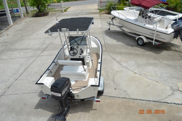 Palm Beach 165 White cap 90hp 2 stroke Center Counsole boat