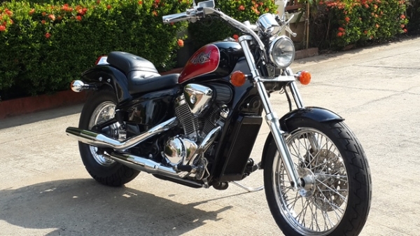 วุฒิ นนบุรี STEED 400cc. ปี95 สถาพนางฟ้าเงาทุกจุดเอกสารอินวอย-สรรพสารมิตร