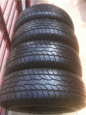 ยาง All Maxxis 31 10.5 R15 ปลายปี12 ดอกเต็มๆ เนื้อนิ่ม