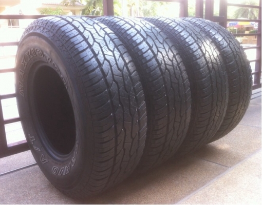 ยาง All Maxxis 31 10.5 R15 ปลายปี12 ดอกเต็มๆ เนื้อนิ่ม