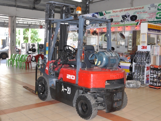 ขายรถโฟล์คลิฟท์มือสอง NISSAN รุ่น PJ02 ราคา 255,000 บาทนำเข้าจากประเทศญี่ปุ่น 100\% ไม่เคยใช้งานในประเทศไทย