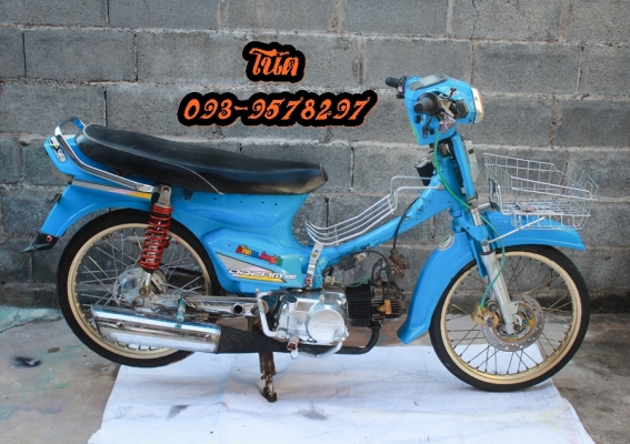 ((ลดๆ ขายด่วน ราคา 6,900 บาท ))Honda Dream คุรุสภา ถูกๆไปเลย -ไม่มีเล่ม -สีฟ้ๅสวยๆเงๅๆยังโอเครอยู่ -เครื่องแรงดีๆ ชัก 3mm ชุบเงินสวยๆ -คๅบูเดิม -ท่อเวฟ 125CC -โช๊กหลัง YASUSU อย่ๅงดี เด็งดี ไม่มีซึม -วัดรอบ TYPE R -ล้อโล YOSHI Nara Professional Rim สีทองช