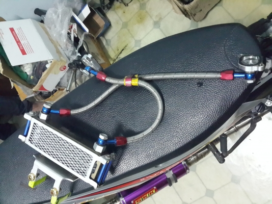 ขายออยคูลเลอร์สภาพสวย ไม่รั่วไม่ซึม 1200 บาท ใส่เวฟ 125