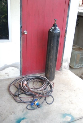 ถังออกซิเจน+ชุดหัวตัดแก๊ส