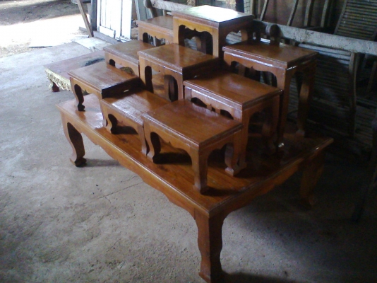 โต๊ะหมู่บูชาชุด9 โต๊ะหมู่บูชาชุด9