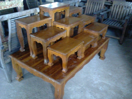 โต๊ะหมู่บูชาชุด9 โต๊ะหมู่บูชาชุด9