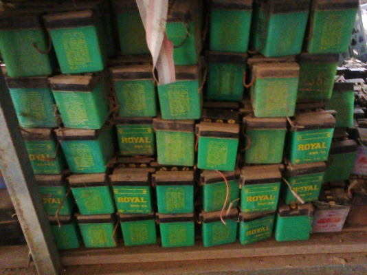 แบตเตอร่ 6 V ของใหม่เก่าเก็บ