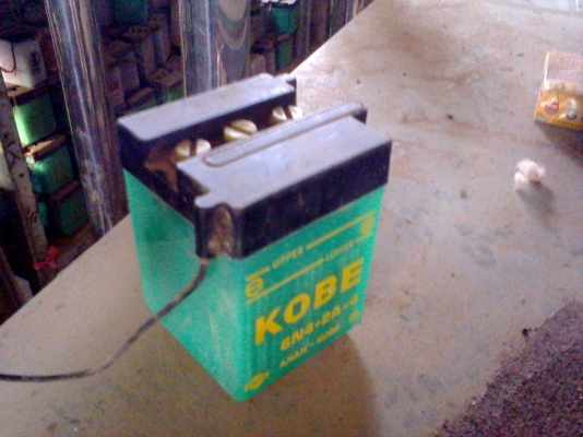 แบตเตอร่ 6 V ของใหม่เก่าเก็บ