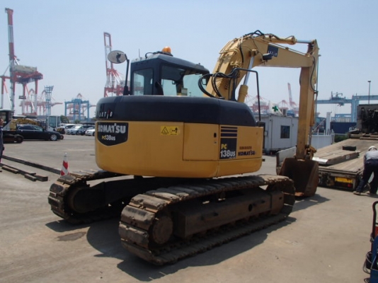 ถึงไทยแล้วครับ Komatsu PC138US-2E1 ปี 2006 5772 ชม.