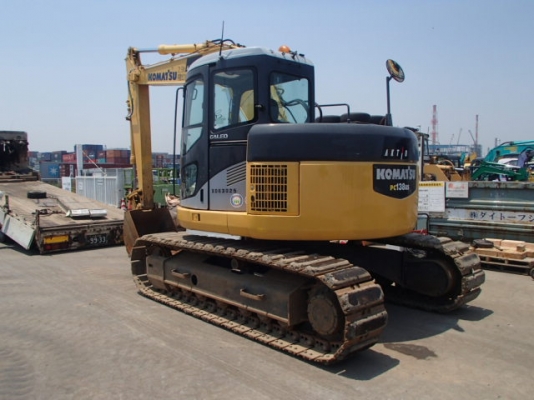 ถึงไทยแล้วครับ Komatsu PC138US-2E1 ปี 2006 5772 ชม.