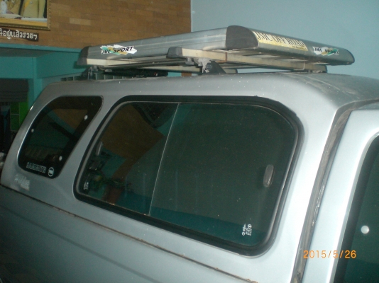 หลังคา sammite พร้อมแร็ค nissan frontier แค็บ ราคา4000
