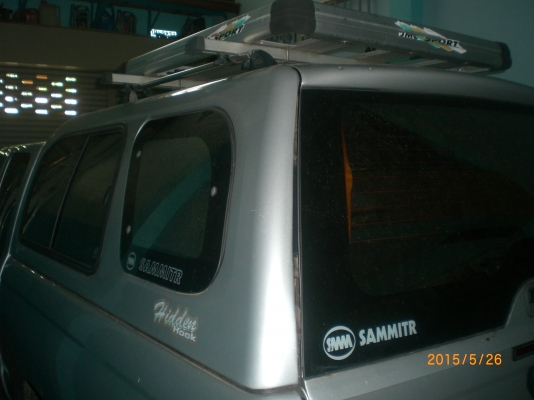 หลังคา sammite พร้อมแร็ค nissan frontier แค็บ ราคา4000