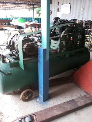 ขายปั้มลม 10 แรง 3 สูบถัง 300ลิตรครบชุดของ ฟูเช็งมอเตอร์ฮิตาชิ