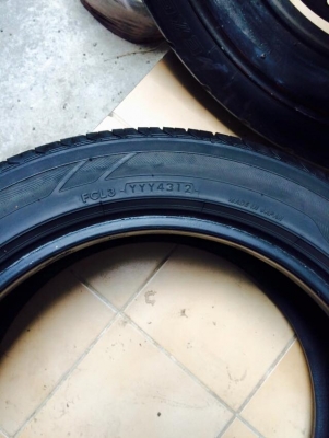 ขายยาง 16" 195-55R16 ปลายปี 12 สวยๆ4เส้นขาย 2,200 บาท