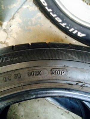 ขายยาง 17"หน้ากว้าง 245-45R17 ปี 09 Micheline Pilot Preceda สภาพสวยๆ 4 เส้น ไม่แตกไม่บวม ขาย 3,500 บาท