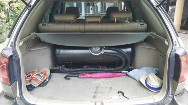 รถHarrier ปี05 สีทอง เครื่อง2400cc LPG