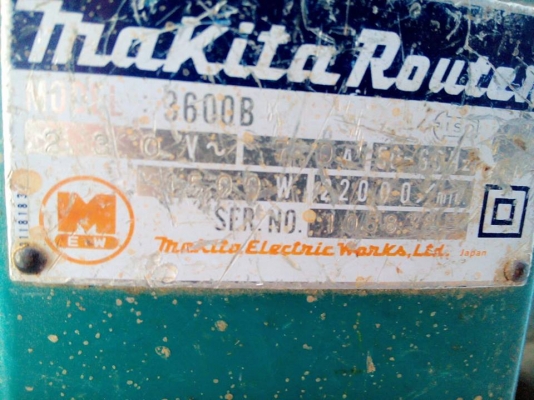 ขาย เร๊าเตอร์ MAKITA มือสองครับ ขาย เร๊าเตอร์ MAKITA มือสองครับ