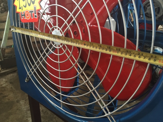 ขายพัดลมอุตสาหกรรม หน้าใบพัดกว้าง23นิ้ว รวมขอบเหลี่ยม 28นิ้ว สภาพดีใช้งานเลยครับ