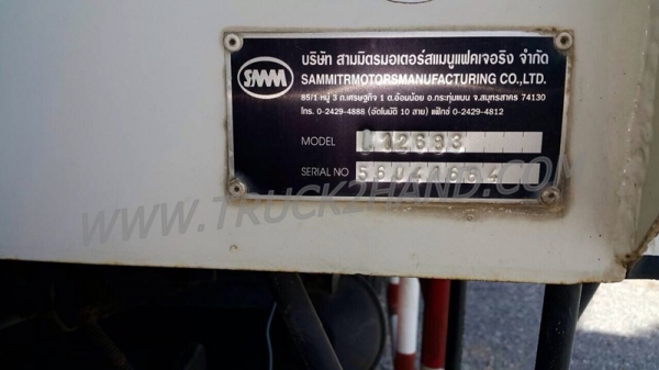รถบรรทุก 6 ล้อดัมพ์ HINO  FC กระบะบรรทุกยกได้ 145 แรงม้า