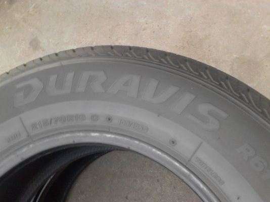 215/70R16 BRIDGE STONE DURAVISS R611 ชุด 4 เส้น tel.081-427-3941 215/70R16 BRIDGE STONE DURAVISS R611 ชุด 4 เส้น tel.081-427-3941