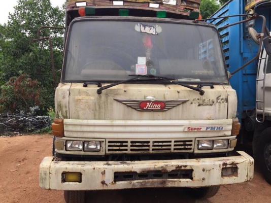 10 ล้อเพลาเดียว 195 แรง HINO FL176 วางเครื่อง HO7D เบรคทิฟฟี่กระบะคอกไม้พื้นเหล็ก เครื่องสวย คัสซีสวย เล่มพร้อมภาษีไม่ขาด