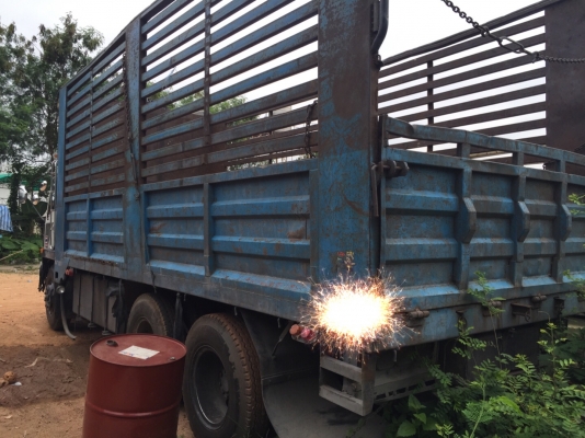 10 ล้อเพลาเดียว 170 แรง มิตซูบิชิ FN516M รถสวยดี ยางสวยเบรคทิฟฟี่ กระบะคอกเหล็ก 6 ม. รถสภาพดี คัสซีสวยเครื่องแห้งเล่มพร้อม