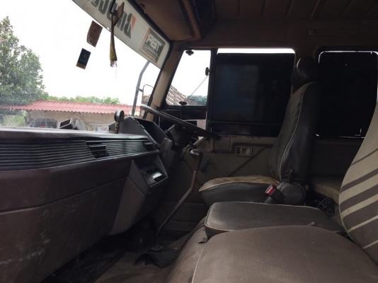 10 ล้อเพลาเดียว 170 แรง มิตซูบิชิ FN516M รถสวยดี ยางสวยเบรคทิฟฟี่ กระบะคอกเหล็ก 6 ม. รถสภาพดี คัสซีสวยเครื่องแห้งเล่มพร้อม