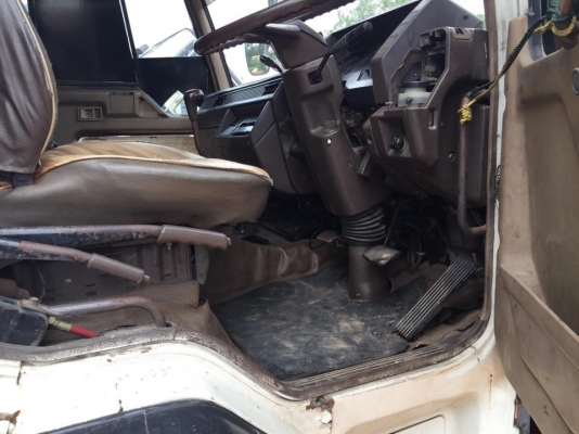 10 ล้อเพลาเดียว 170 แรง มิตซูบิชิ FN516M รถสวยดี ยางสวยเบรคทิฟฟี่ กระบะคอกเหล็ก 6 ม. รถสภาพดี คัสซีสวยเครื่องแห้งเล่มพร้อม