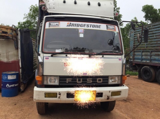 10 ล้อเพลาเดียว 170 แรง มิตซูบิชิ FN516M รถสวยดี ยางสวยเบรคทิฟฟี่ กระบะคอกเหล็ก 6 ม. รถสภาพดี คัสซีสวยเครื่องแห้งเล่มพร้อม