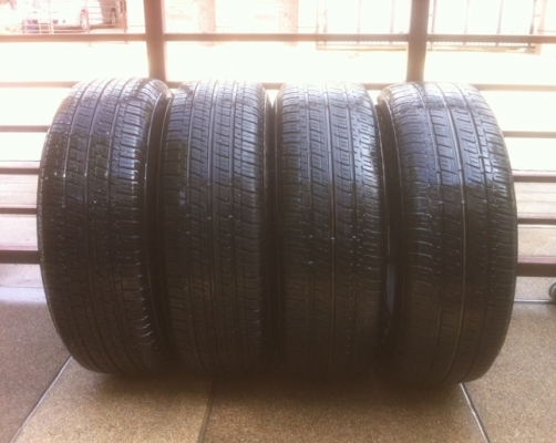 ยาง Bridgestone 225 65 17 ปลายปี12 ดอกเต็ม คมๆใช้กันยาว ราคาไม่แพง
