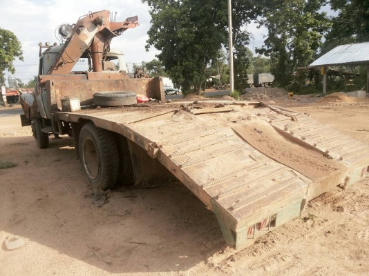 ขายด่วนหกล้อหน้ายาว ติดเพียบ หางปลาขึ้นแบ็คโฮเล็ก เอกสารใบซื้อขายราคาเบาๆโทร0843923995