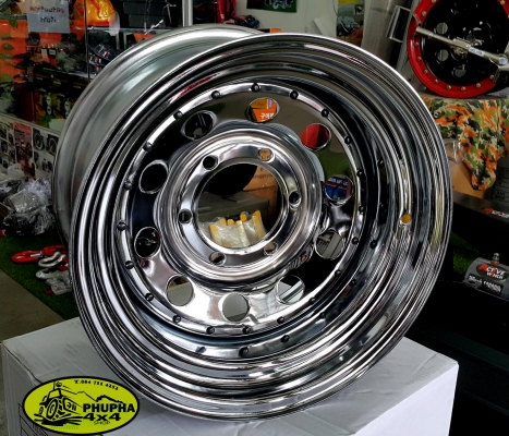 ขายกระทะโครเมียมขอบ15