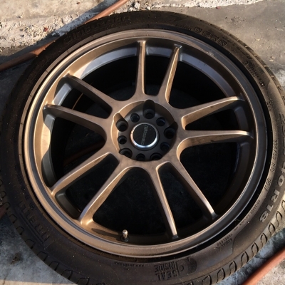 ล้อ ขอบ 18 x 8.5 นิ้ว (พร้อมยางครบชุด) รับเทิร์นล้อ