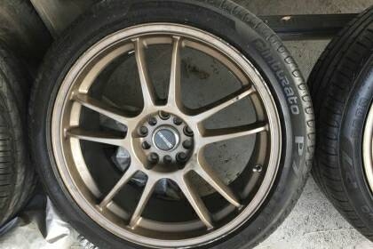 ล้อ ขอบ 18 x 8.5 นิ้ว (พร้อมยางครบชุด) รับเทิร์นล้อ