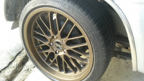 ล้อ AXIA แท้ made in japan ขอบ 18 5รู114.3 รับเทิร์นล้อ