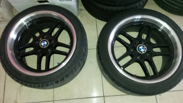 ล้อ M แท้ ขอบ 18 หน้า8หลัง 9.5 รับเทิร์นล้อ